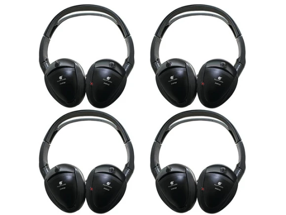 Dual-Channel IR Wireless Headphones — Wireless Earbuds, Planet Audio