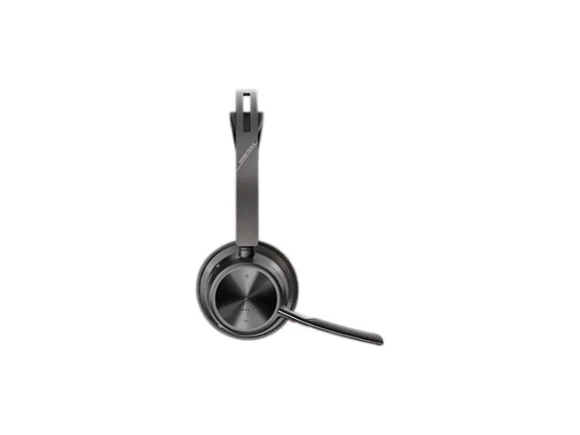 Voyager Focus 2 Headset with USB-C/A Adapter and Charging Stand — Wireless Earbuds, Poly