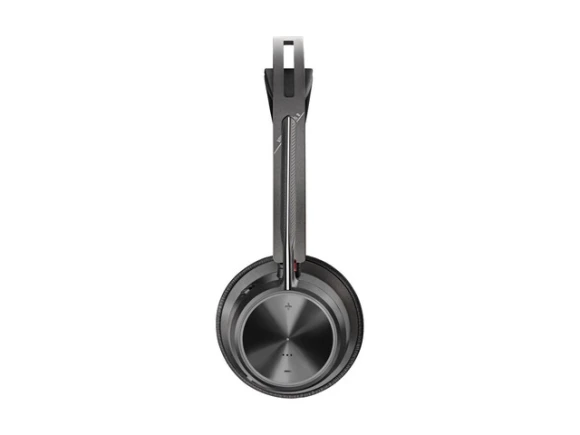 Voyager Focus 2 Headset with USB-C/A Adapter and Charging Stand — Wireless Earbuds, Poly