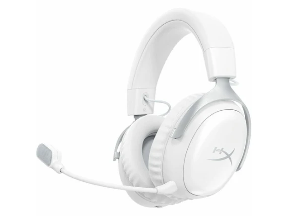 Wireless Gaming Headset, Cloud III S Wireless, White — Wireless Earbuds, HyperX