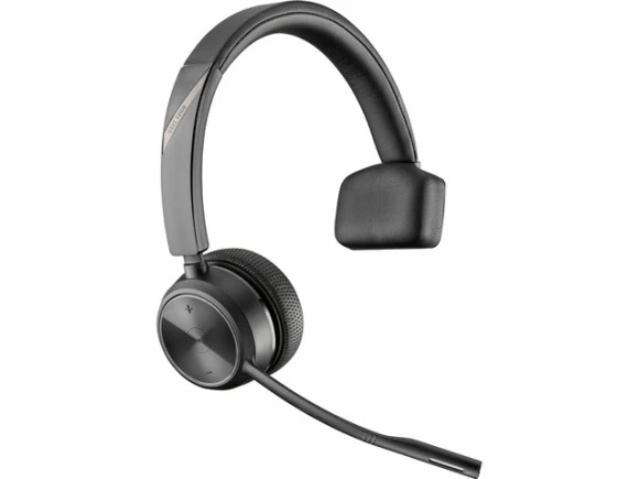 Savi 7210 Black Office Headset — Wireless Earbuds, Poly