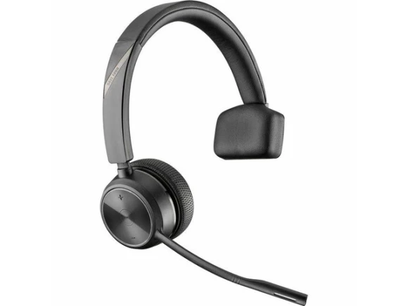 Savi 7210 Black Office Headset — Wireless Earbuds, Poly