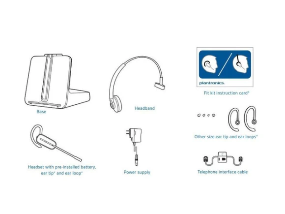 Mono wireless headset — Wireless Earbuds, Plantronics