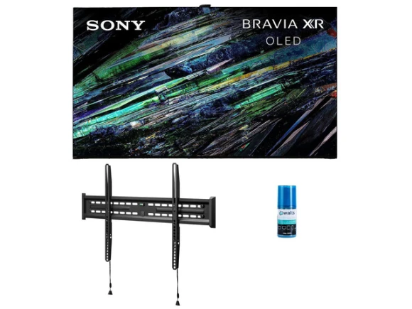 77-Inch QD-OLED Television Bundle — Smart TV, Sony