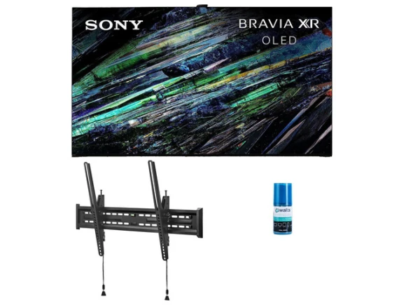 77-inch QD-OLED Television Bundle — Smart TV, Sony