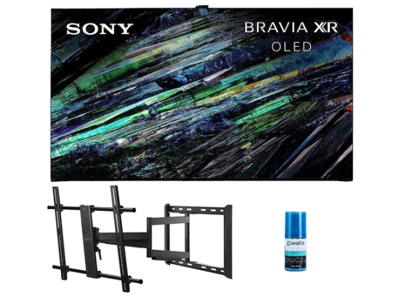 77-Inch Television and Accessories Bundle — Smart TV, Sony