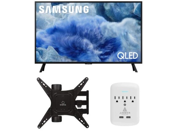 32-inch-class QLED Smart TV Bundle — Smart TV, Samsung