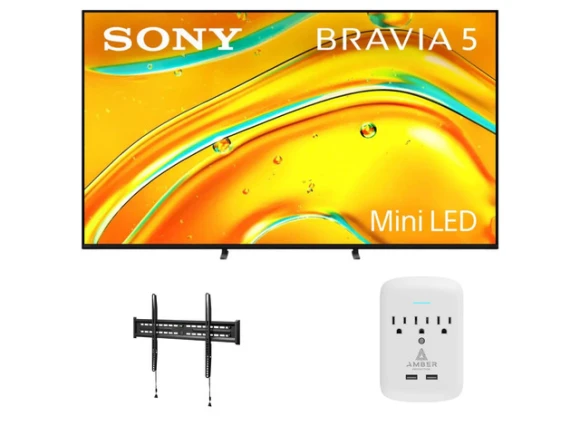 55-inch Mini-LED TV Bundle — Smart TV, Sony