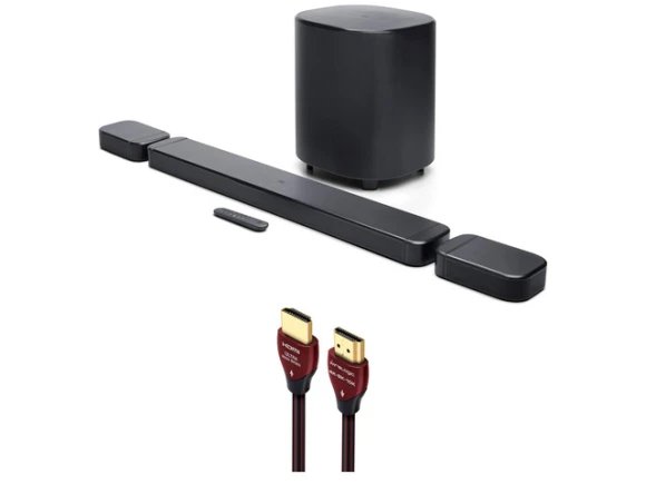 7.1-Channel Soundbar with Wireless Subwoofer and HDMI Cable — Sound Bar, JBL