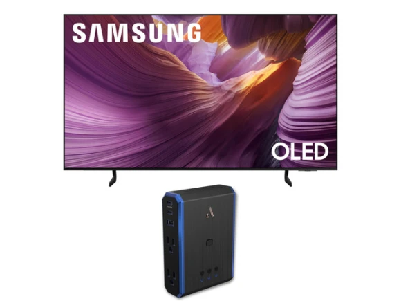77-Inch Class OLED TV Bundle — Smart TV, Samsung
