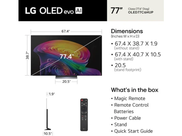 83-Inch OLED Smart TV — Smart TV, LG
