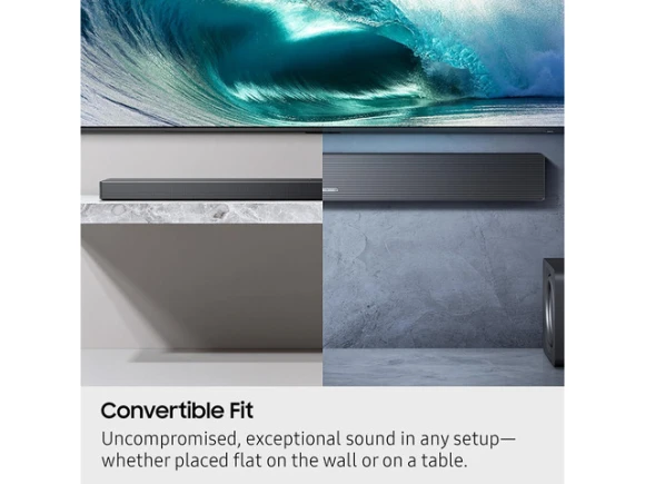 32-inch QLED Smart TV Bundle with Soundbar and Subwoofer — Smart TV, Samsung