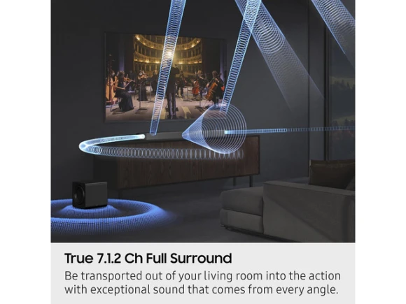 32-inch QLED TV and soundbar bundle — Smart TV, Samsung