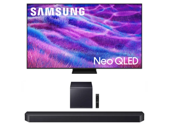 75-Inch TV and Soundbar Bundle — Smart TV, Samsung