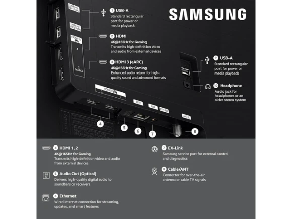 77-Inch OLED Television — Smart TV, Samsung