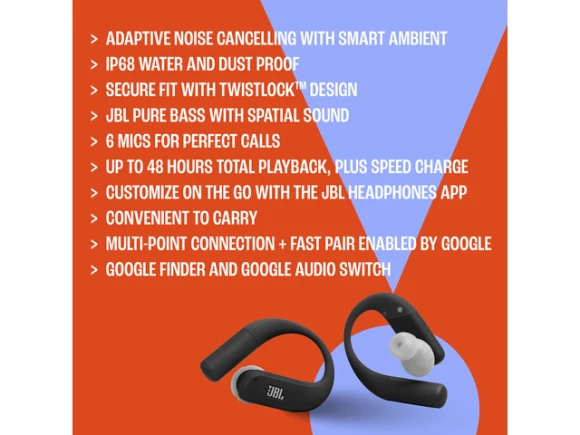 Endurance Peak 4 True Wireless Sport Earbuds — Wireless Earbuds, JBL