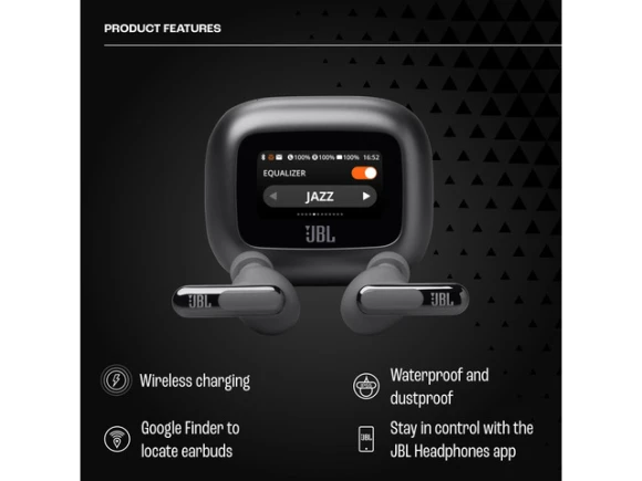 True Wireless Noise-Cancelling Earbuds — Wireless Earbuds, JBL