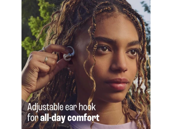 True Wireless Open-Ear Headphones, Grey — Wireless Earbuds, JBL