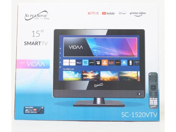 15.6-inch LED TV — Smart TV, Supersonic