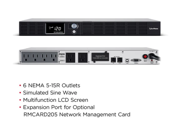 1500 VA Rackmount UPS — UPS Battery Backup, CyberPower