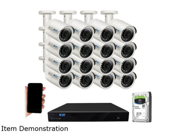 16-Channel PoE IP Security System Kit — Security Camera, GW Security Inc.
