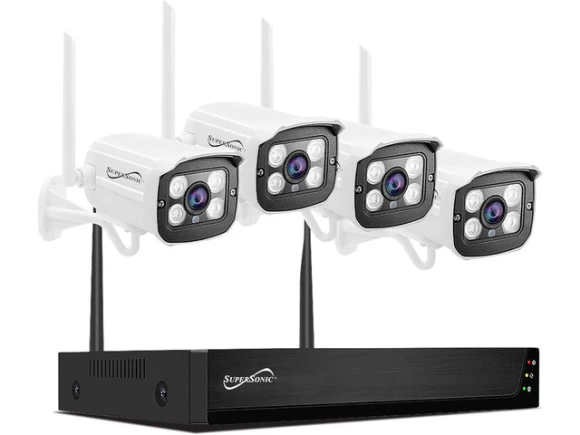 4-channel security camera system with 1TB HDD — Security Camera, Supersonic