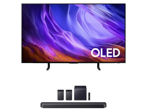 48-inch OLED TV and Soundbar Bundle — Smart TV, Samsung