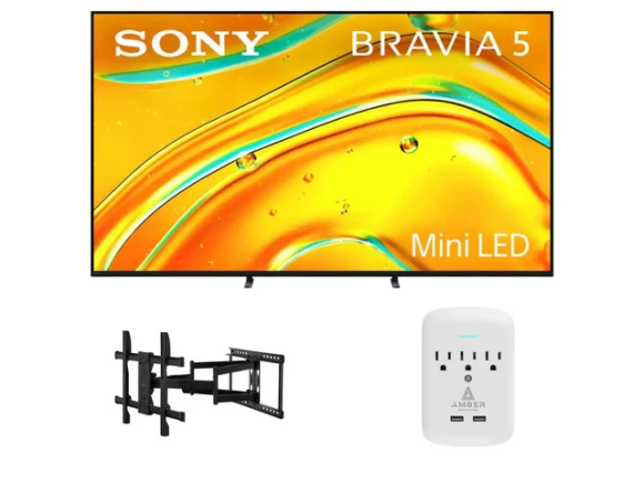 65-inch Mini-LED TV bundle — Smart TV, Sony