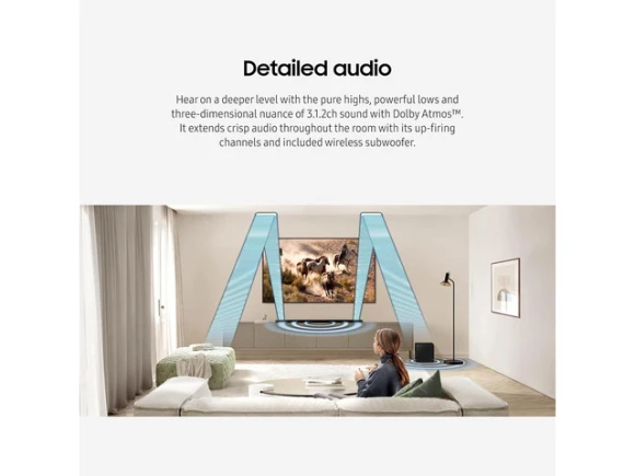 75-inch TV and soundbar bundle — Smart TV, Samsung