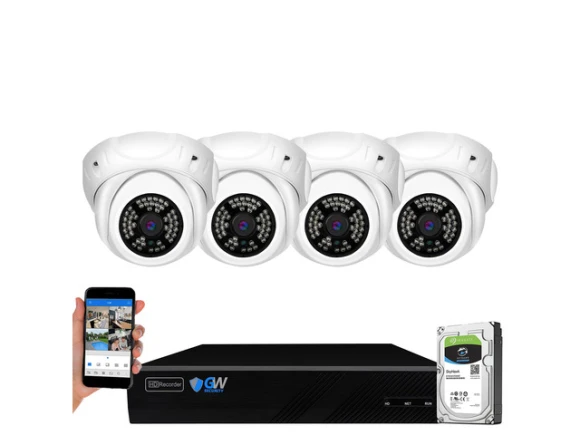8-Channel NVR Kit with 4 HD 1920P Cameras and 1TB HDD — Security Camera, GW Security Inc.