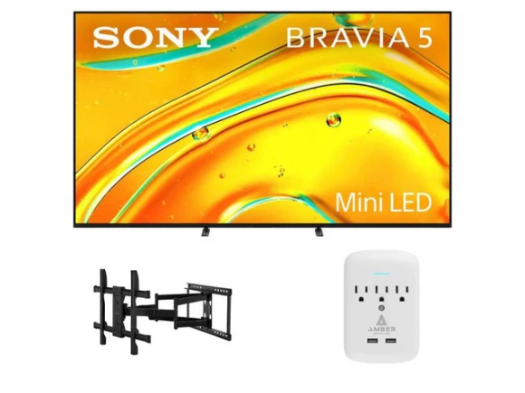 85-inch Mini-LED Television Bundle — Smart TV, Sony