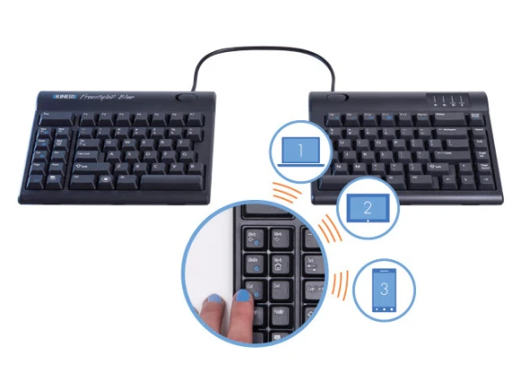 Ergonomic Bluetooth Wireless Keyboard — Bluetooth Keyboard, Kinesis