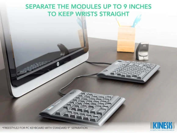 Ergonomic Bluetooth Wireless Keyboard — Bluetooth Keyboard, Kinesis