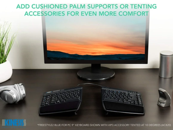 Ergonomic Bluetooth Wireless Keyboard — Bluetooth Keyboard, Kinesis