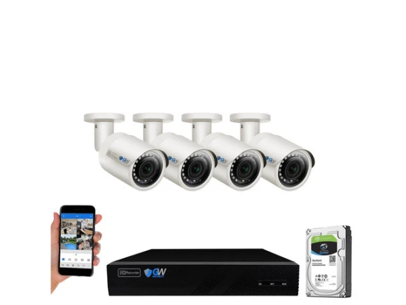 NVR Kit with 8 Cameras and 2TB HDD — Security Camera, GW Security