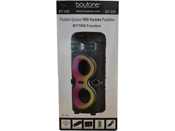 Portable Bluetooth Speaker System — Karaoke Machine, Boytone