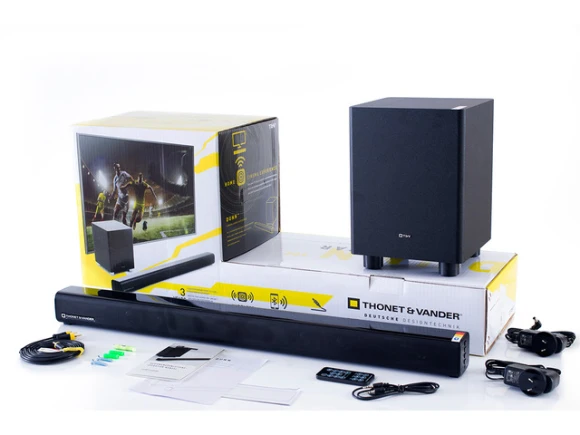 2.1 Sound Bar Speaker System — Sound Bar, Thonet & Vander