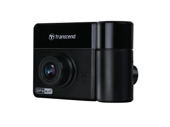 Dual-Lens Vehicle Camera, 64GB — Dash Cam, Transcend