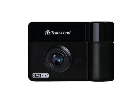 Dual-Lens Vehicle Camera, 64GB — Dash Cam, Transcend