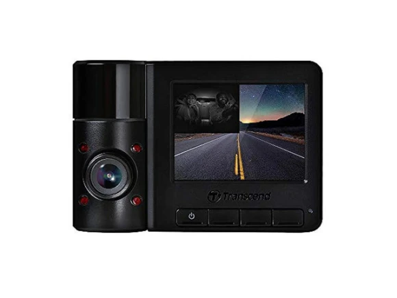 Dual-Lens Vehicle Camera, 64GB — Dash Cam, Transcend