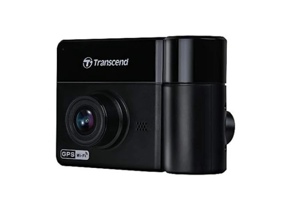 Dual-Lens Vehicle Camera, 64GB — Dash Cam, Transcend