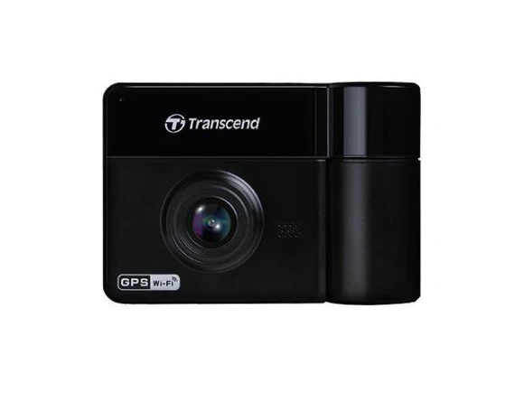 Dual-Lens Vehicle Camera, 64GB — Dash Cam, Transcend