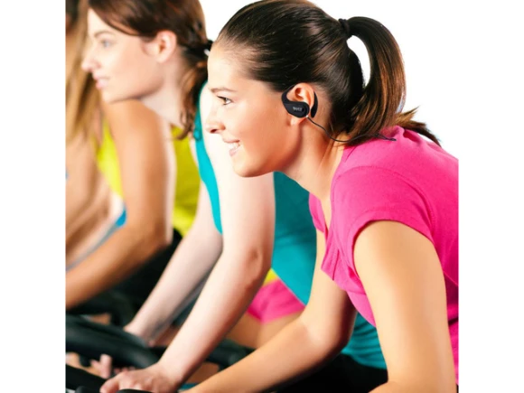 Silver Sports Headphones — Wireless Earbuds, Pyle