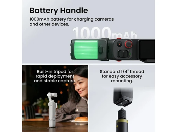 8K Dual-Lens Gimbal Camera, Creator Bundle — Digital Cameras & Camcorders, Insta360