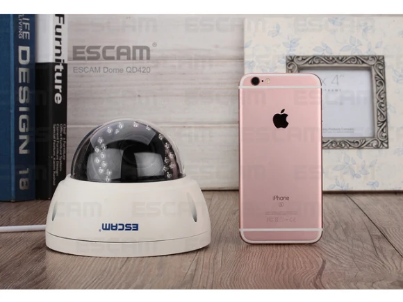 Dome IP Network Camera, 4 MP — Security Camera, ESCAM