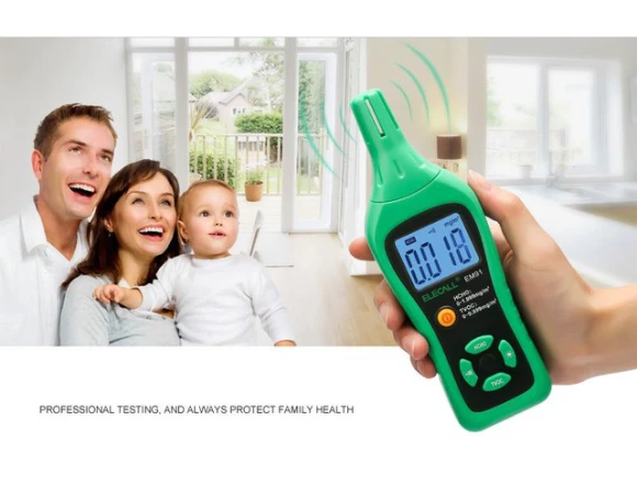 Formaldehyde and TVOC Gas Detector/Meter — Air Quality Monitor, ELECALL