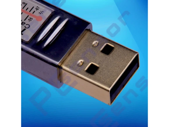 Grey USB Thermometer — Temperature & Humidity Sensor, TeKit