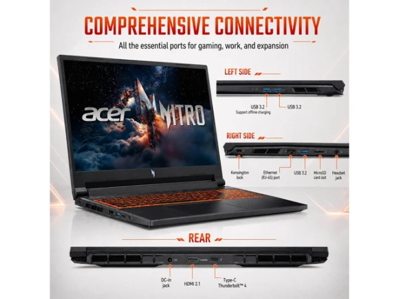 Nitro V 16 Gaming Laptop — Laptops, Acer