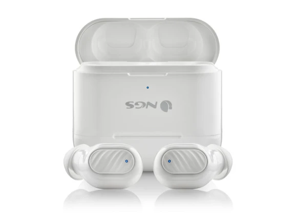 Wireless Bluetooth Earphones, 2 Pairs, White — Wireless Earbuds, NGS