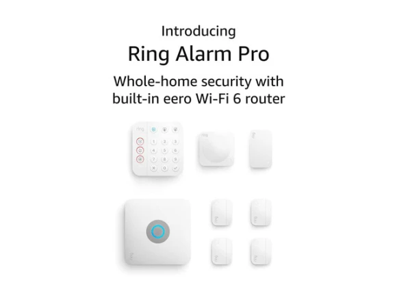 8-Piece Alarm System — Security Monitoring, Ring